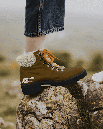 Boot mockup, women's fashion, outdoor | Free PSD Mockup - rawpixel