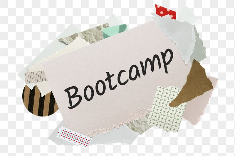 Bootcamp png word sticker, aesthetic | Free PNG - rawpixel
