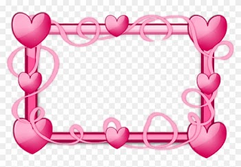 Border - Border Design Pink Heart