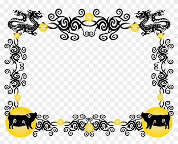 Border - Chinese Dragon Border Png