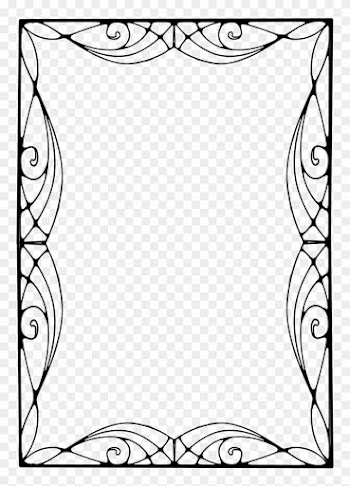 Border Clip Art Art Deco Free For Download On Rpelm - Art Nouveau Frames Png