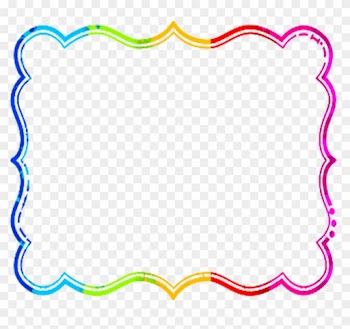 Border Clipart Transparent - Rainbow Border
