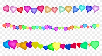 Border Decoration Wedding Photo - Heart Border Clipart