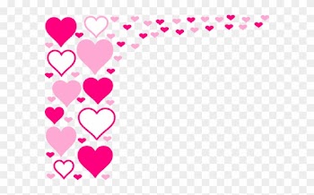 Border Design Pink Heart
