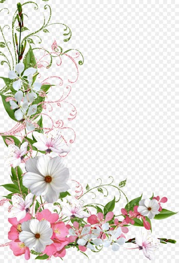 Border Flowers Clip art - spring 