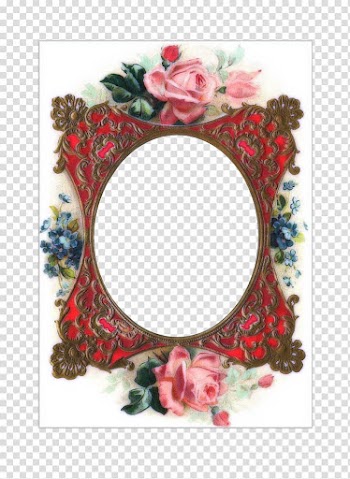 Border Flowers Scorpion grasses Frames, floral frame transparent background PNG clipart