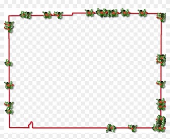 Border Frame Fancy - Christmas Border Frame Png