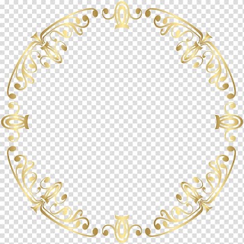 , Border Frame Round transparent background PNG clipart