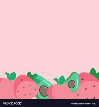 border from fruits for website menu flyers card