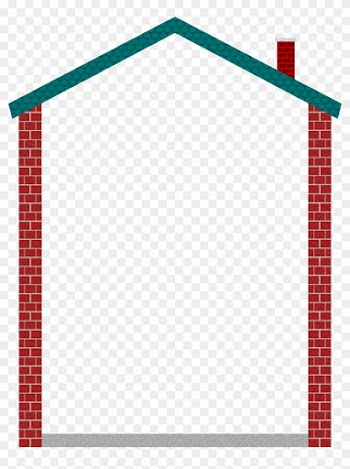 Border Home Clipart Gingerbread House Decorative Borders - Home Border