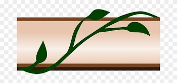 Border Ivy Flora Leaf Design Natural Borde - Border Clip Art
