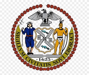Border Seal, New, City, Flower, Circle, Eagle, Border - Seal Of New York