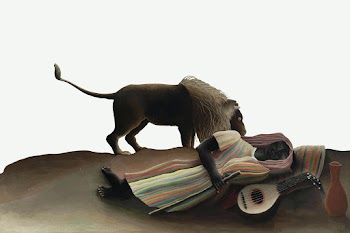 Border vector famous painting, lion and… | Free stock illustration | High Resolution graphic