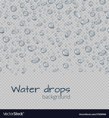  					Border with raindrops vector image														