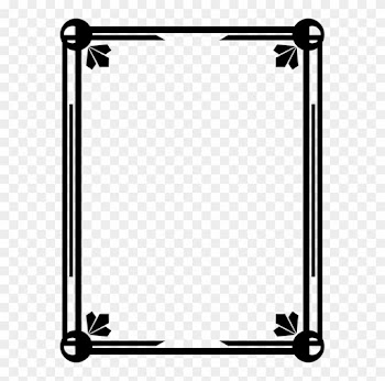 Borders And Frames Academic Certificate Diploma Document - Certificate Border Design Black