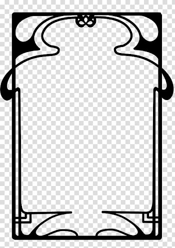 Borders and Frames Art Nouveau Art Deco , Nouveau Old Formerly Cute transparent background PNG clipart