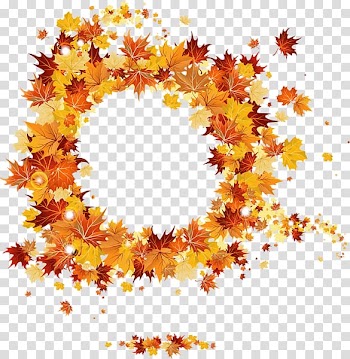 Borders and Frames Autumn , autumn transparent background PNG clipart