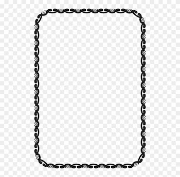 Borders And Frames Black And White Pixel Art Line Art - Computer Borders And Frames