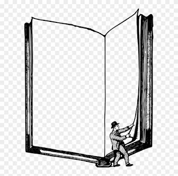 Borders And Frames Book Design Picture Frames Reading - Book Frame Clipart Black And White