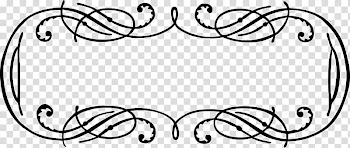Borders and Frames Calligraphic Frames and Borders Calligraphy graphics, design transparent background PNG clipart