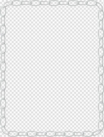 Borders and Frames Chain Frames , Chain Frame transparent background PNG clipart