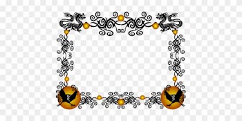 Borders And Frames China Chinese Dragon Chinese Calendar - Border Chinese New Year Png