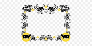 Borders And Frames China Chinese Dragon Chinese Calendar - Chinese New Year 2018 Border