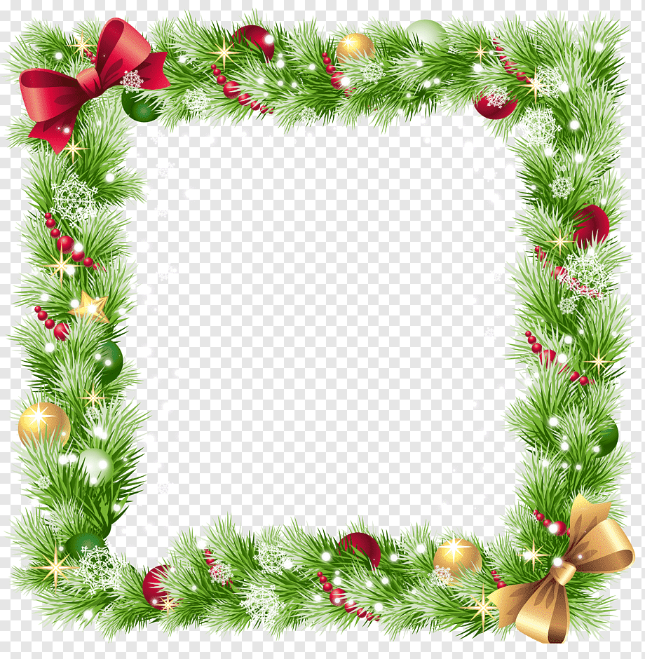 Borders and Frames Christmas ornament, christmas, holidays, decor, branch png