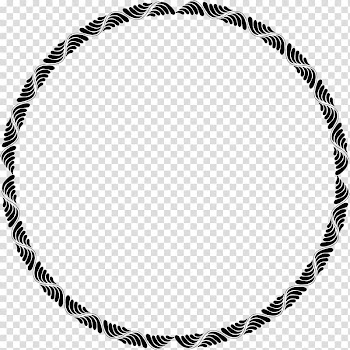 Borders and Frames , circle border black transparent background PNG clipart