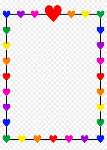 Borders And Frames Clip Art - Heart Border