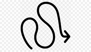 Borders and Frames Computer Icons Arrow Clip art - Squiggly Line 