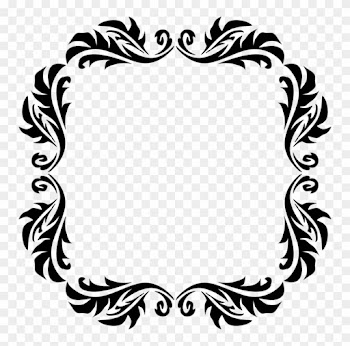 Borders And Frames Drawing Line Art Picture Frames - Square Frame Cliparts Black &amp; White