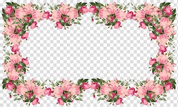 Borders and Frames Flower , border transparent background PNG clipart