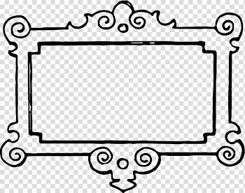 Borders and Frames Frames Black and white , mothers day border transparent background PNG clipart