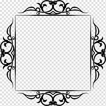 Borders and Frames Frames Decorative arts , flower rattan decorative frame transparent background PNG clipart