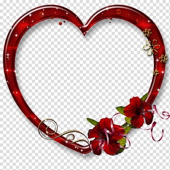 Borders and Frames Frames Heart Love, love frame, red heart frame illustration transparent background PNG clipart