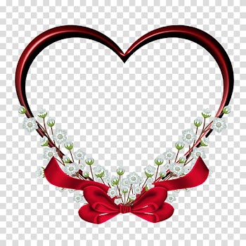 Borders and Frames Frames , heart transparent background PNG clipart