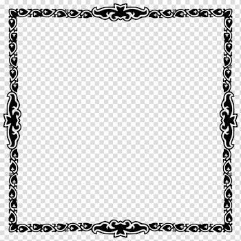 Borders and Frames Frames Ornament , frame black transparent background PNG clipart