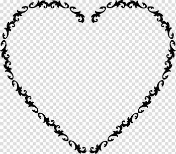 Borders and Frames Heart Bakery , heart frame transparent background PNG clipart