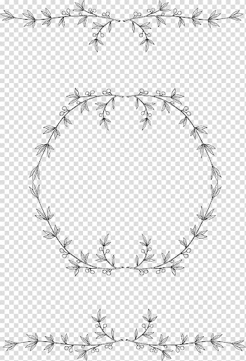 Borders and Frames Laurel wreath , floral wreath transparent background PNG clipart