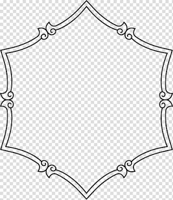 Borders and Frames Line art Art Nouveau , design transparent background PNG clipart