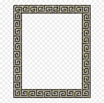 Borders And Frames Meander Picture Frames Computer - Ancient Greek Frame Png