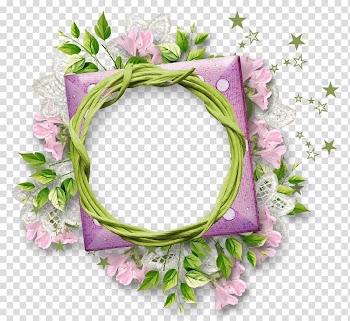 Borders and Frames Paper Frames Flower, leaf frame transparent background PNG clipart