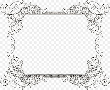 Borders and Frames Picture Frames Calligraphic Frames and Borders Clip art - classic border 