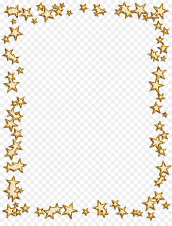 Borders and Frames Picture Frames Star Photography Clip art - gold frame 