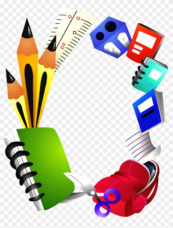 Borders And Frames School Supplies Picture Frame Clip - School Borders And Frames