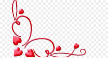 Borders And Frames, Vintage Valentines, Valentines Day, Red, Heart PNG
