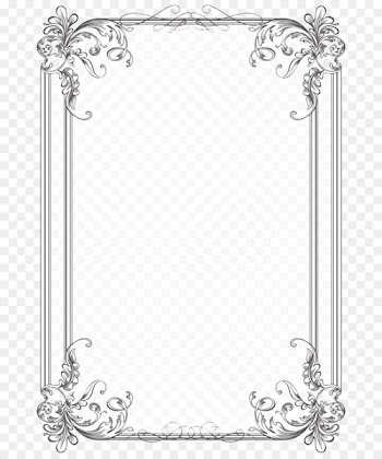 Borders and Frames Wedding invitation Picture Frames Microsoft Word Clip art - vintage border 