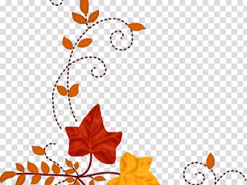 Borders Autumn Free content, autumn black white transparent background PNG clipart
