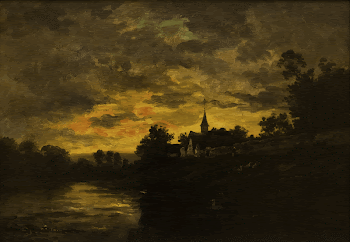 Bords de L'Oise by Charles-François | Free Photo - rawpixel
